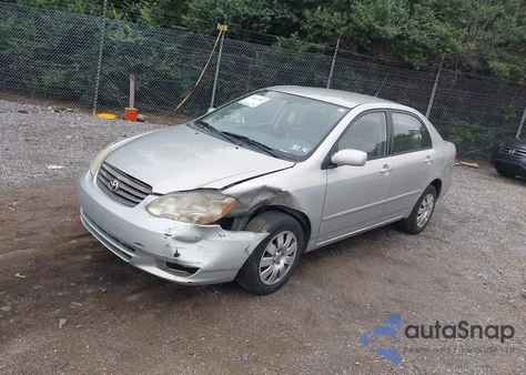 2004 Toyota Corolla Le из США, поврежденный, VIN JTDBR32E042017092